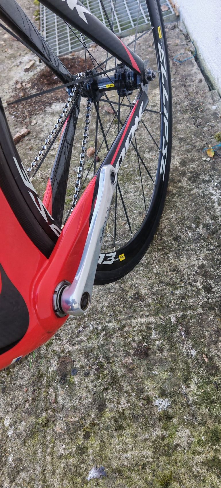 Used Look Look 496 2015 Road & Gravel, Red — image 4 of 5