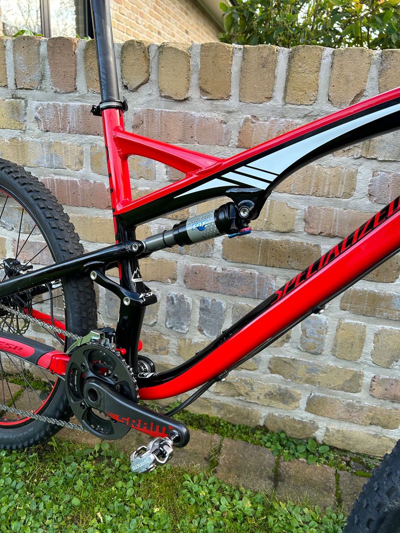 Used Specialized FSRxc Pro 2010 2010 Mountainbike, Red, 26 — image 12 of 23