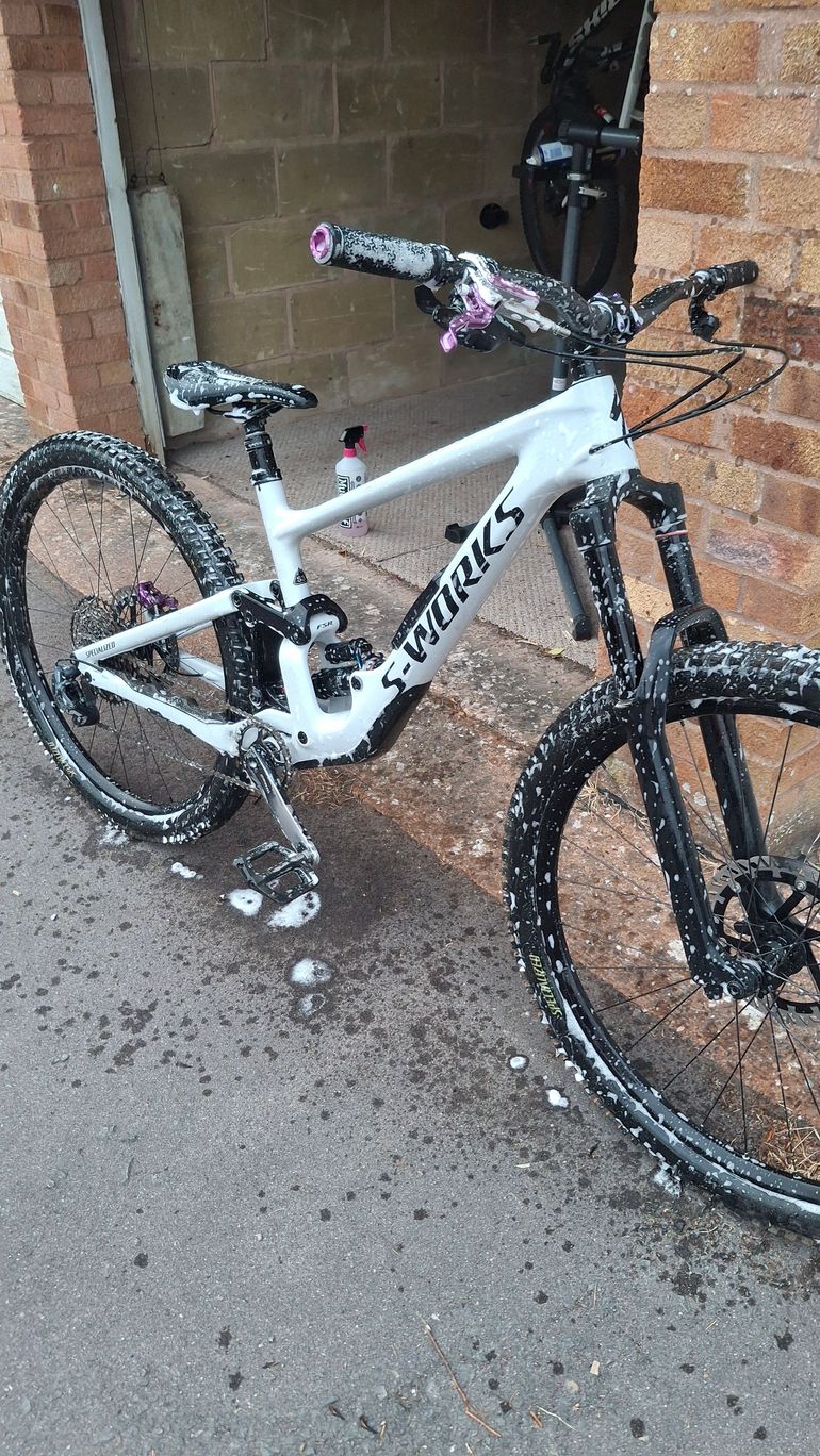 Used Specialized Enduro SRAM X01 Eagle AXS 2020 Mountainbike, Gris claro — image 6 of 6