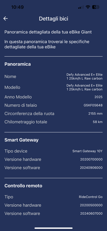 Tweedehands Giant Defy Advanced E+ Elite 1 2025 2025 Road & Gravel — afbeelding 10 van 11