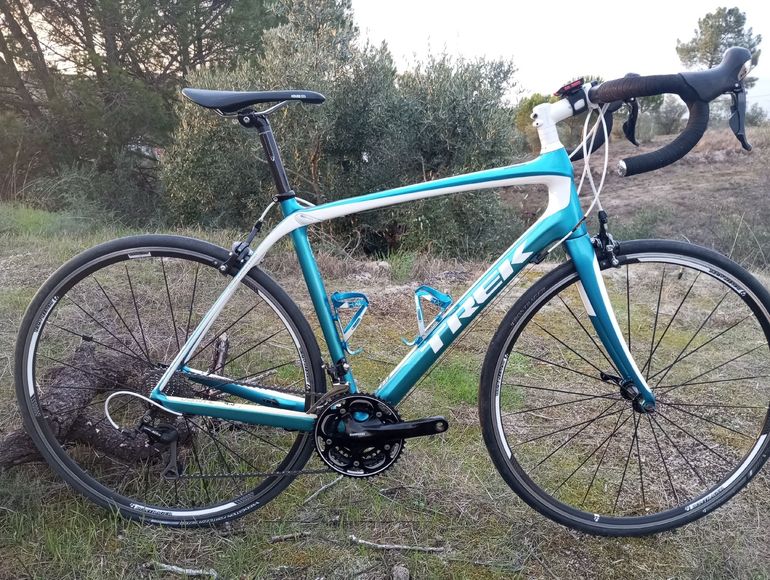 Used Trek Domane 4.3 Triple 2014 2014 Road & Gravel, Blue — image 1 of 19