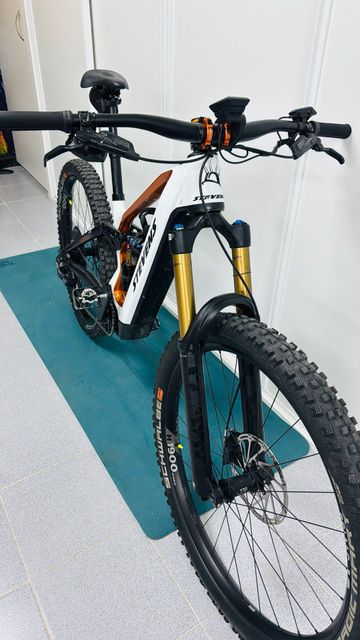 Gebrauchtes Stevens E-inception SRAM GX Eagle AXS 2024 Mountainbike, Weiß — Bild 4 von 4
