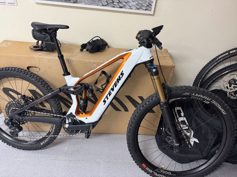 Gebrauchtes Stevens E-inception SRAM GX Eagle AXS 2024 Mountainbike, Weiß — Bild 3 von 4