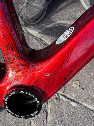 Used Colnago V3 RS DISC Frameset 2022 Road & Gravel, Red — image 7 of 7