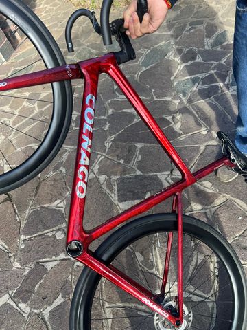 Used Colnago V3 RS DISC Frameset 2022 Road & Gravel, Red — image 4 of 7