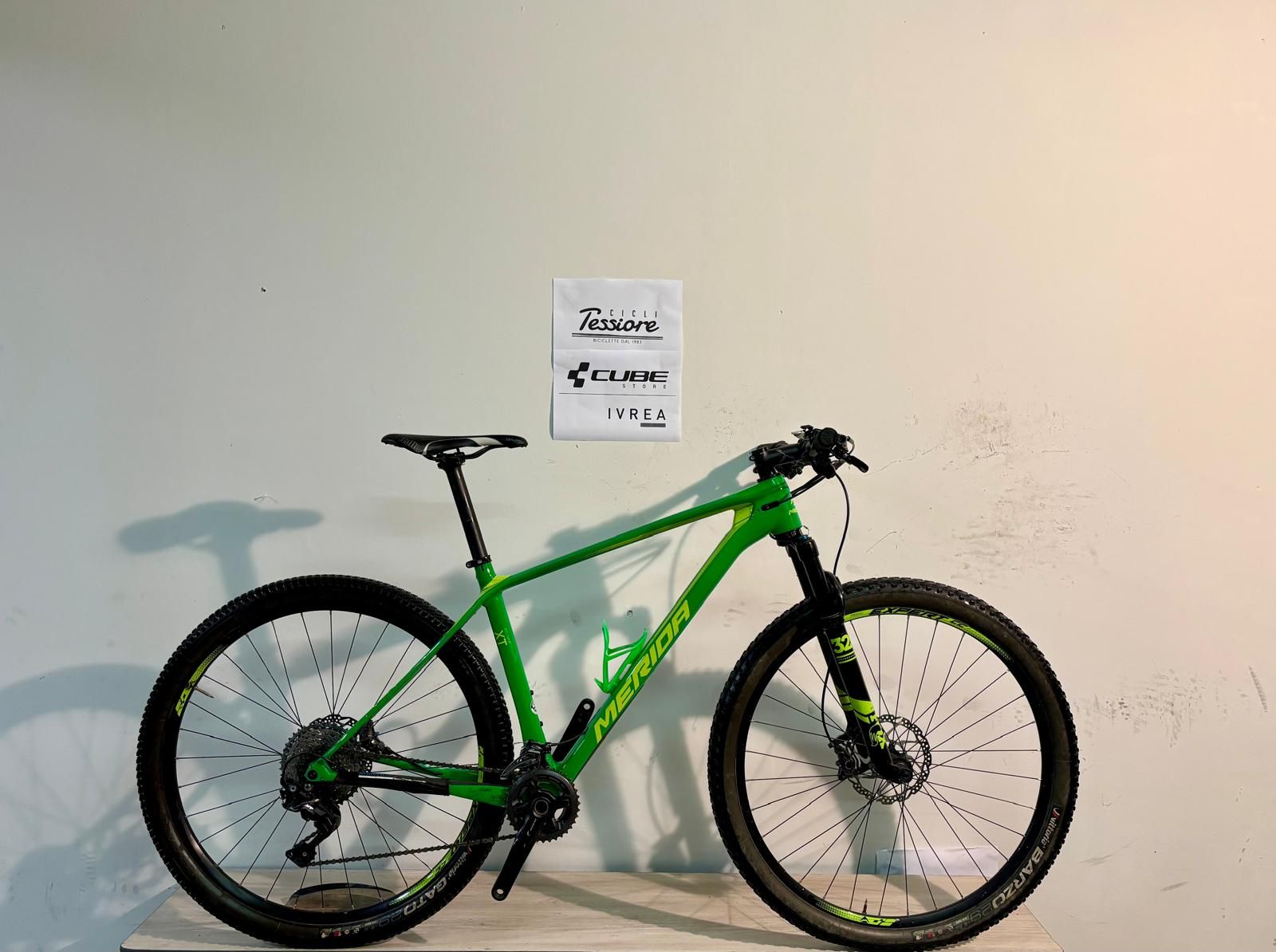 Carbon Merida Big Nine Frame Size BIG NINE XT Glanzend Groen 2017