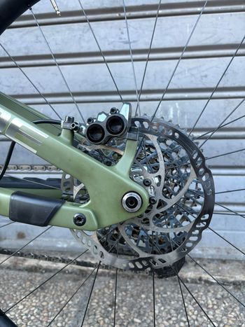 Used CUBE Stereo SRAM GX Eagle AXS (T-Type) 2025 Mountainbike, Green, 29 — image 6 of 11