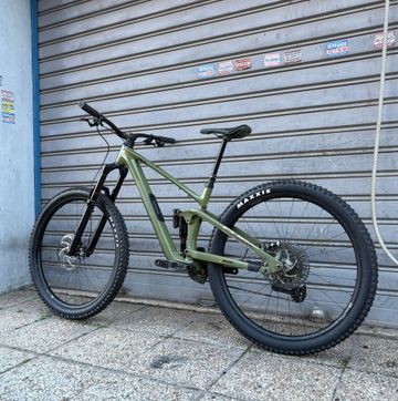 Used CUBE Stereo SRAM GX Eagle AXS (T-Type) 2025 Mountainbike, Green, 29 — image 2 of 11