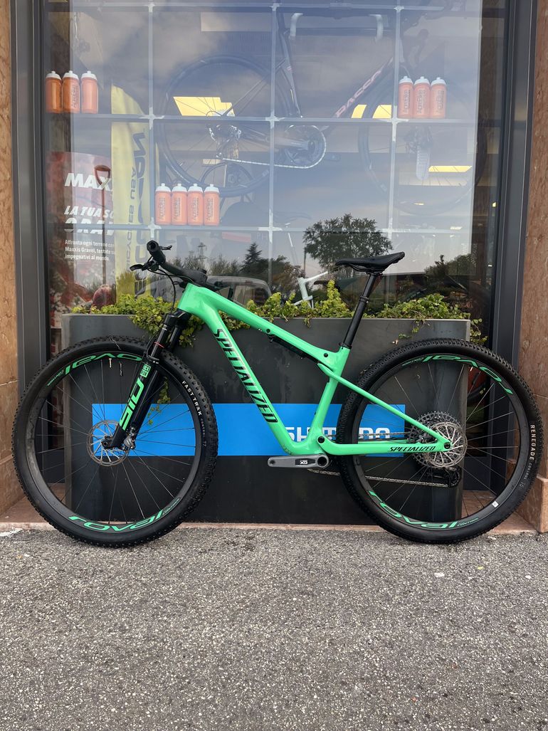 Used Specialized Epic SRAM GX Eagle AXS (T-Type) Mountainbike, Verde — image 7 of 7
