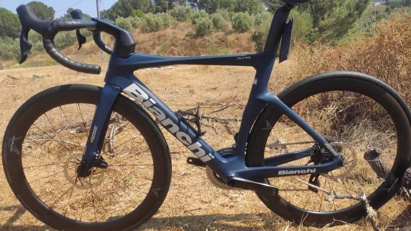 Gebrauchtes Bianchi Oltre Comp Rival eTap AXS 2024 2024 Road & Gravel, Blau — Bild 6 von 7
