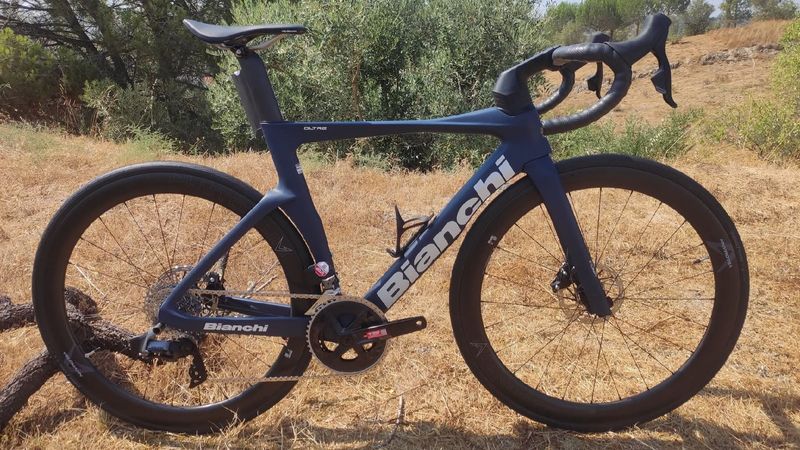 Gebrauchtes Bianchi Oltre Comp Rival eTap AXS 2024 2024 Road & Gravel, Blau — Bild 1 von 7