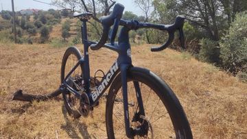 Gebrauchtes Bianchi Oltre Comp Rival eTap AXS 2024 2024 Road & Gravel, Blau — Bild 5 von 7