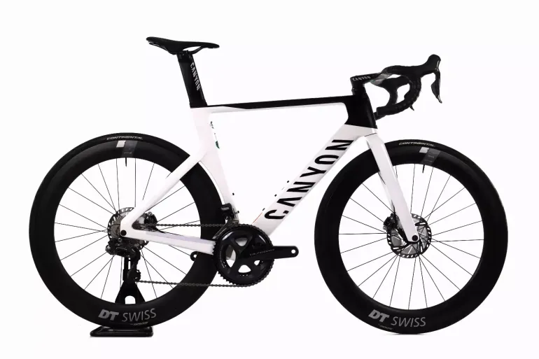 Used Canyon Aeroad CF SLX 8 DB DI 2 2022 Road & Gravel, White — image 1 of 12