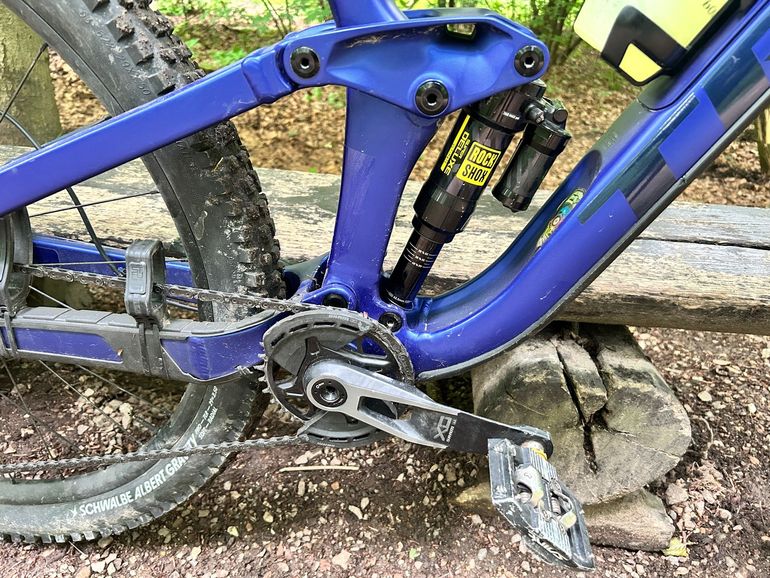 Used Trek Slash SRAM X0 Eagle AXS (T-Type) 2023 Mountainbike, Blue — image 4 of 8