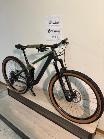 Used Cube Stereo One22 TM 2023 Mountainbike, Green — image 11 of 14
