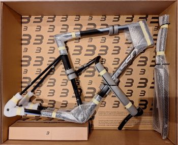 Cadre De Vélo De Route Basso Olimpic - Taille 54 Cm - Alliage - Couleur Jaune - Occasion En Bon état