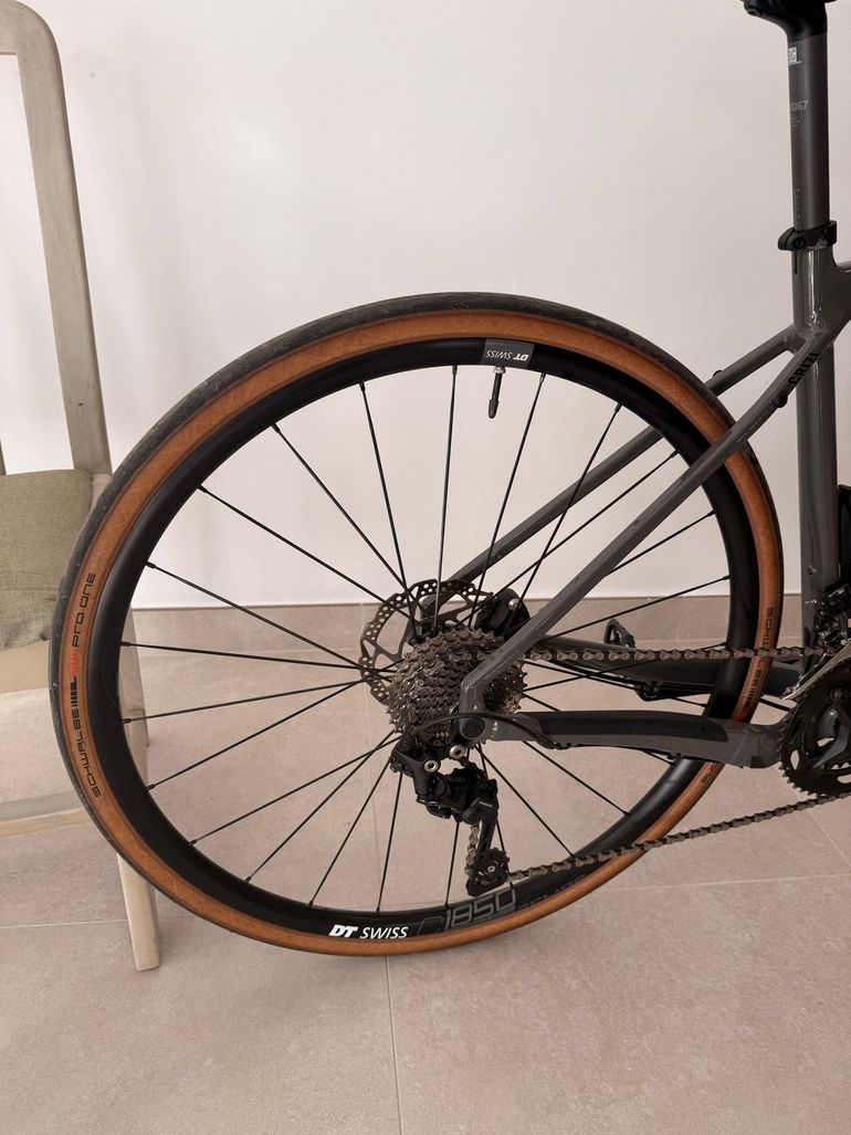 Used Canyon Grizl 7 2023 2023 Road & Gravel, Light Gray — image 10 of 14