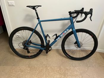 Used De Rosa Gravel Ekar 2022 2022 Road & Gravel, Blue — image 2 of 12