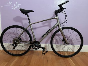 Used Trek Trek FX S 4 2018 2018 Road & Gravel, Light Gray — image 1 of 19