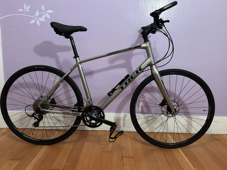 Used Trek Trek FX S 4 2018 2018 Road & Gravel, Light Gray — image 1 of 19