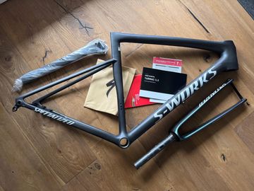 Used Specialized Sl8 Frameset 2024 Road & Gravel, Blue — image 1 of 9