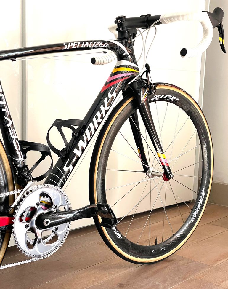 Used Specialized Alberto Contador Team Astana SL4 2010 Road & Gravel, Schwarz — image 5 of 8