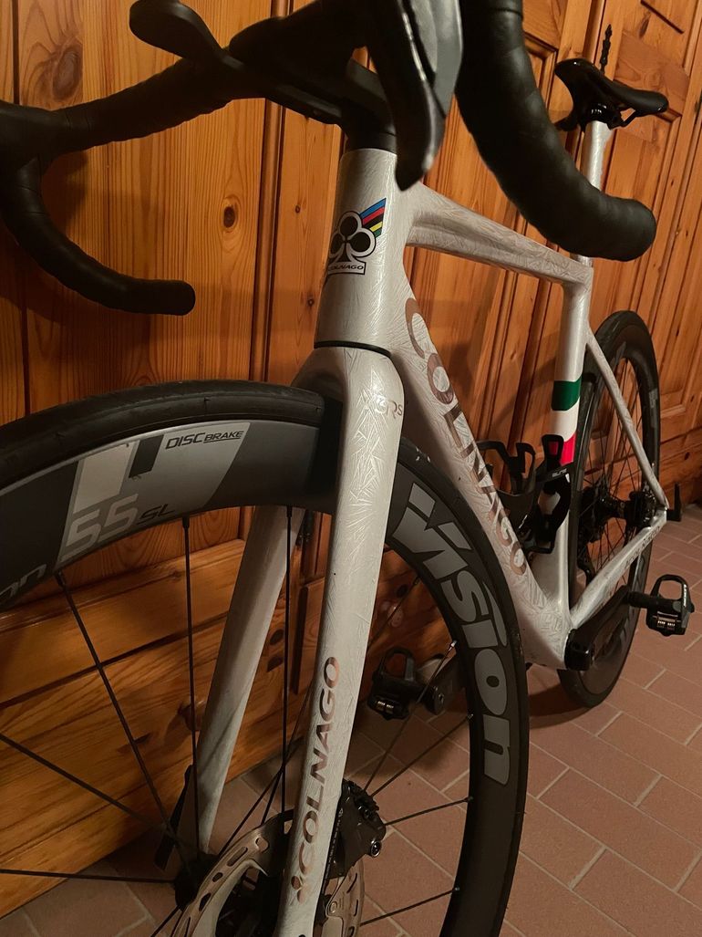 Used Colnago V3 RS 2022 Road & Gravel, Light Gray — image 10 of 11