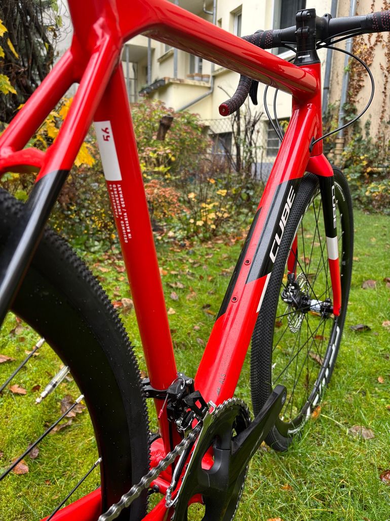 Used CUBE Cross Race SL 2020 Road & Gravel, Red — image 11 of 12