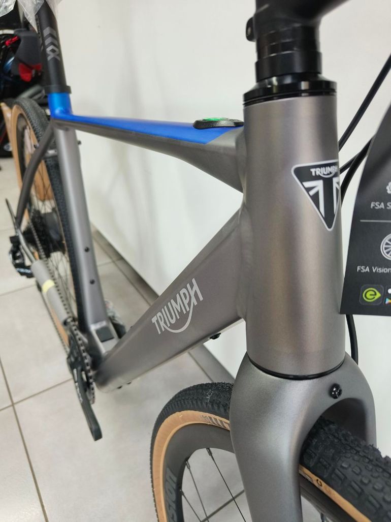 Used Triumph GRAVEL E-BIKE TRIUMPH TE-SPRINT TG. M (NUOVA) 2025 Road & Gravel, Light Gray — image 4 of 16