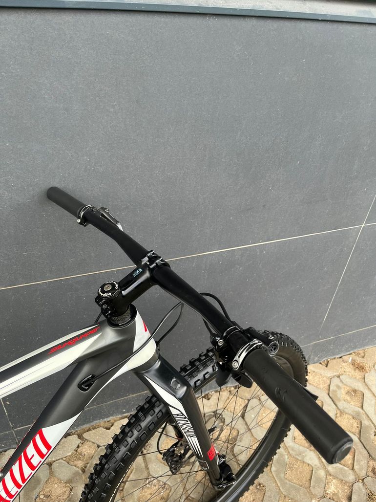 Used Specialized Stumpjumper Pro 29 World Cup 2016 Mountainbike, Light Gray — image 5 of 9