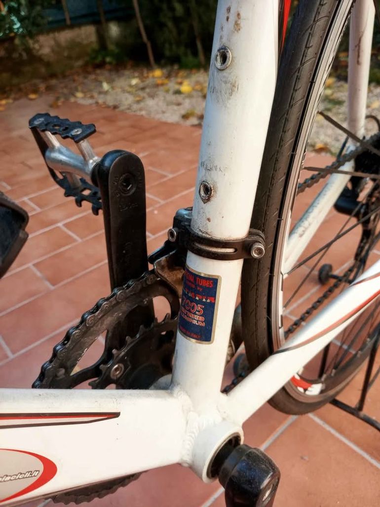 Used Olympia Bici Da Corsa Olympia In Alluminio Con Forcella In Carbonio. Misura 59 2013 Road & Gravel — image 3 of 4