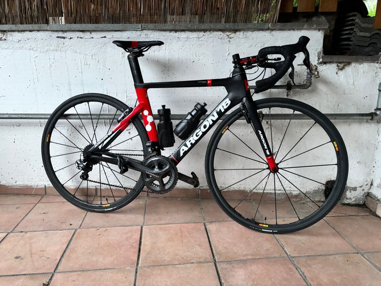 Used Argon 18 Nitrogen 2018 Road & Gravel, Red — image 7 of 7