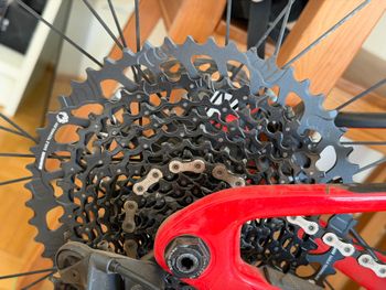 Used Trek Supercaliber SRAM GX Eagle 2021 Mountainbike, Red — image 3 of 18