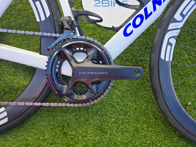 Used Colnago Colnago Y1rs Ultegra 12V Di2 Enve 4.5 SES 2026 Road & Gravel, White — image 6 of 17