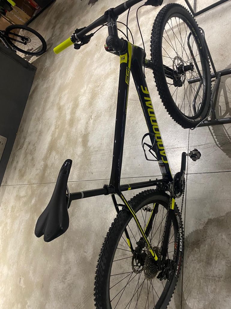 Used Cannondale F-Si 1 2017 2017 Mountainbike, Black, 27.5 — image 4 of 9