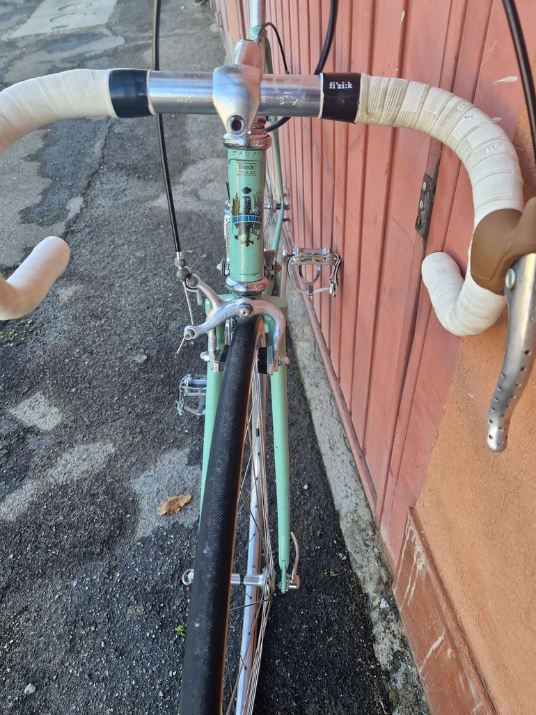 Used Bianchi Bicicletta Bianchi Eroica/Vintage  (Anni '70-’80) 1970 Road & Gravel, Hellgrau — image 9 of 12