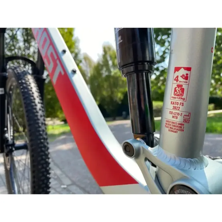 Used Ghost Kato FS 2022 Mountainbike, White — image 7 of 14