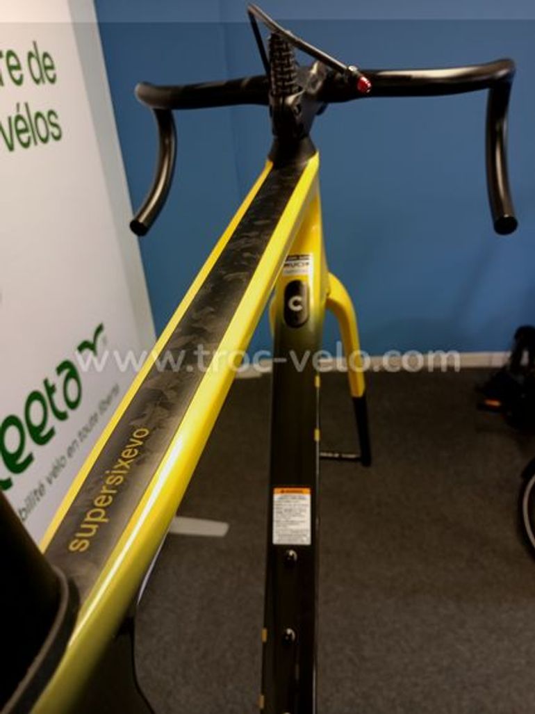 Used Cannondale Kit Cadre Cannondale SuperSix EVO Hi-MOD Combo ZIPP 2023 Road & Gravel, Black — image 4 of 6