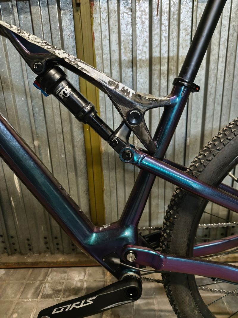 Used ROCKRIDER Full suspension Sram Eagle Transmission GX 2021 Mountainbike, Purple — image 20 of 33