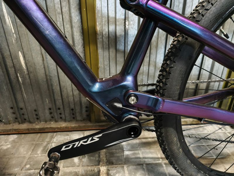 Used ROCKRIDER Full suspension Sram Eagle Transmission GX 2021 Mountainbike, Purple — image 28 of 33