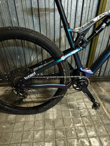 Used ROCKRIDER Full suspension Sram Eagle Transmission GX 2021 Mountainbike, Purple — image 6 of 33