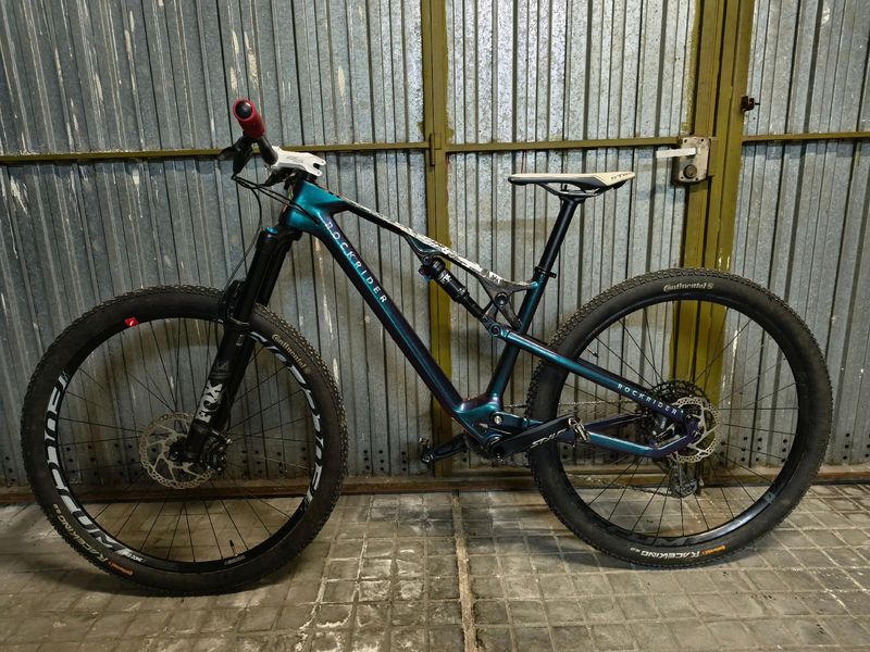 Used ROCKRIDER Full suspension Sram Eagle Transmission GX 2021 Mountainbike, Purple — image 18 of 33