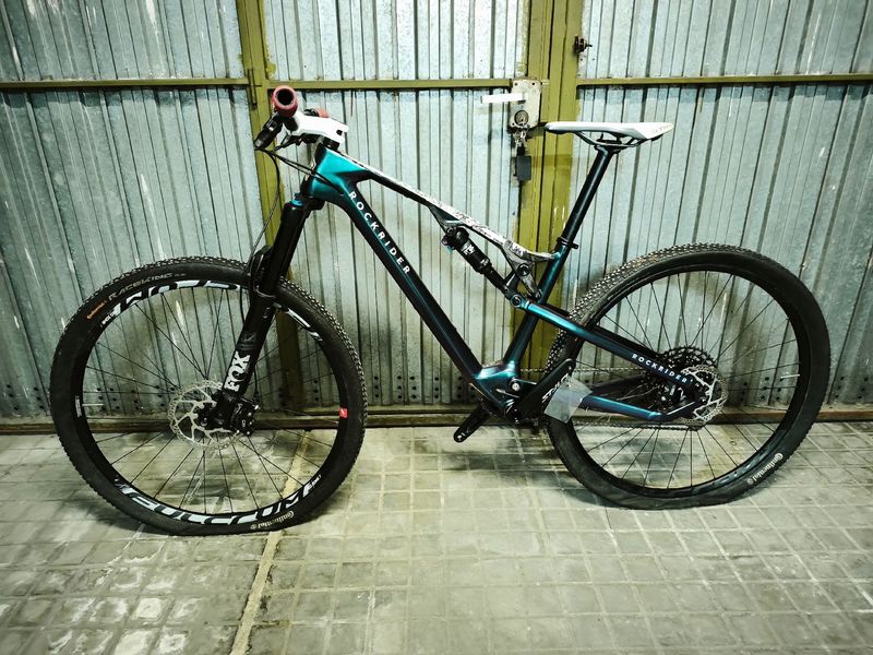 Used ROCKRIDER Full suspension Sram Eagle Transmission GX 2021 Mountainbike, Purple — image 8 of 33