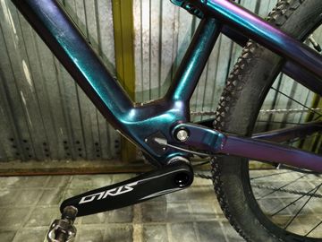 Used ROCKRIDER Full suspension Sram Eagle Transmission GX 2021 Mountainbike, Purple — image 15 of 33