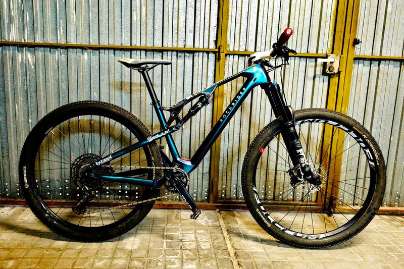 Used ROCKRIDER Full suspension Sram Eagle Transmission GX 2021 Mountainbike, Purple — image 27 of 33