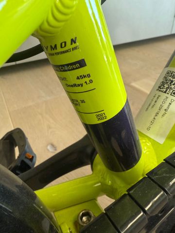 Used Raymon OneRay 1.0 2021 Mountainbike, Orange — image 8 of 12