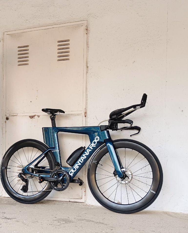 Used Quintana Roo V-PRi Shimano Ultegra Di2 2025 Road & Gravel, Blue — image 2 of 4