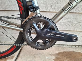 Used Litespeed T1sl, DuraAce Di2, Rolf Eres3 Cabon Wheels 2021 Road & Gravel, Light Gray — image 2 of 9