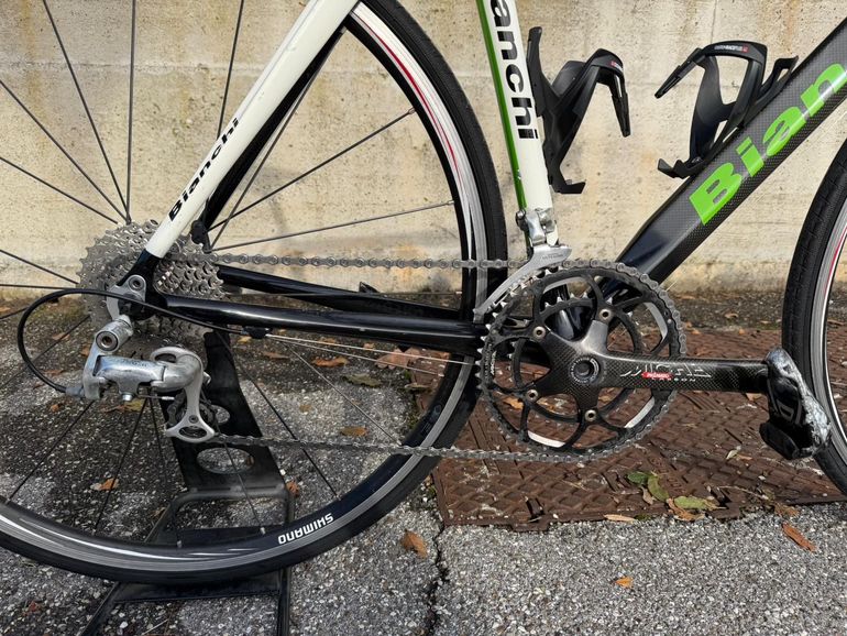 Used Bianchi Full Carbon 2011 Road & Gravel, White — image 9 of 9