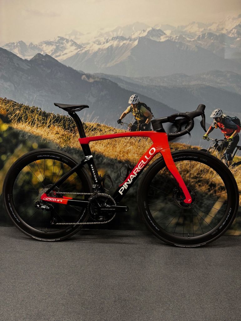 Used Pinarello Dogma F Dura Ace DI2 Ineos Replica 2025 Road Bike 2025 Road & Gravel, Orange — image 1 of 7